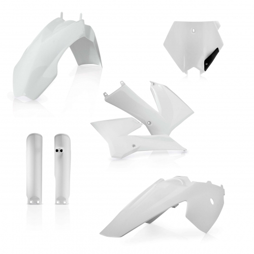 KIT PLÁSTICOS COMPLETO ACERBIS KTM SX 85 2006 - 2012 BRANCO